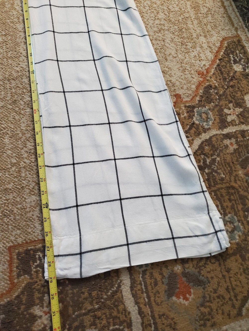 FARM RIO Vintage Wide Leg Wondowpane Check Pants P - Picture 11 of 12